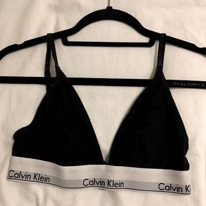CALVIN KLEIN triangle bralette